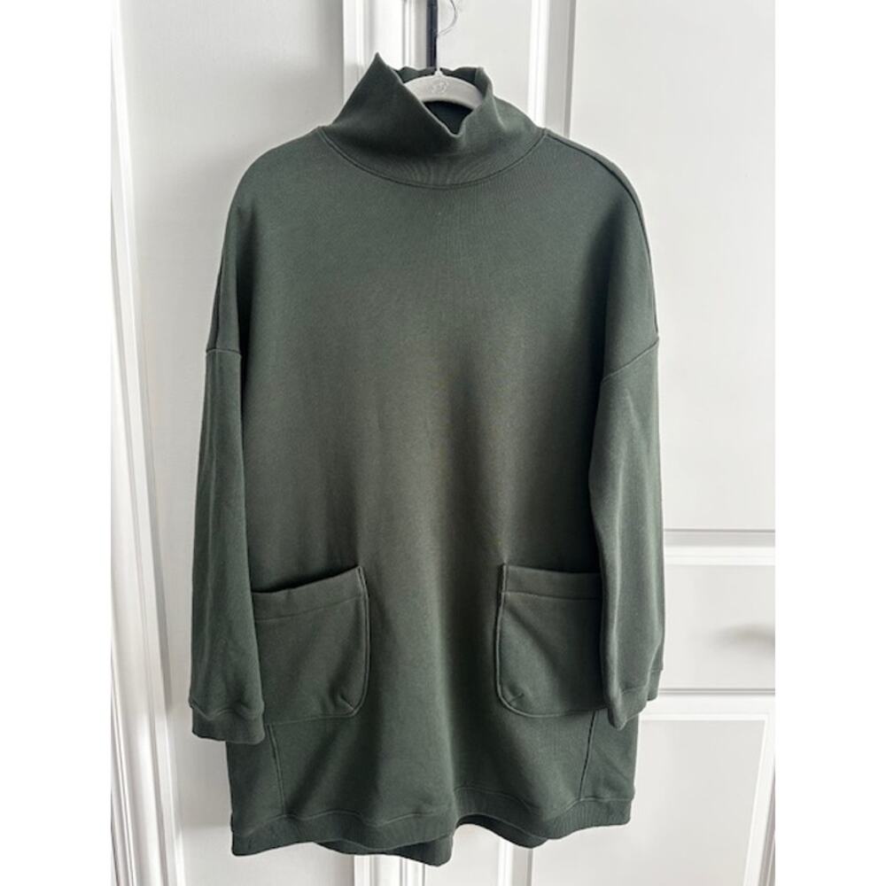 Tuckernuck Pomander Place Porter Dress Forest Green Small - Picture 2 of 10